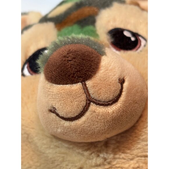 Great Wolf Lodge Camouflage Wolf Plush By Build-A-Bear Workshop 16 Stuffed Anima - Picture 3 of 11